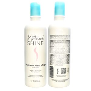 Tratamiento Natural Shine Con Extracto De Arroz Y Trigo Para Mantenimiento De Color