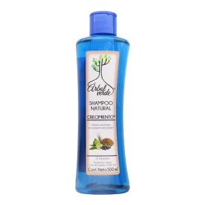 Árbol verde shampoo crecimiento